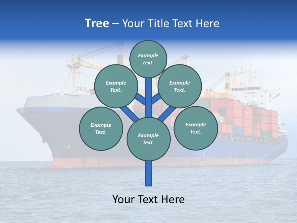 Water Container Transport PowerPoint Template