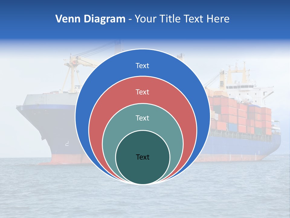 Water Container Transport PowerPoint Template