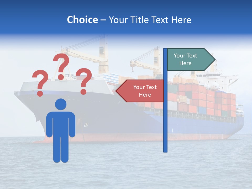 Water Container Transport PowerPoint Template