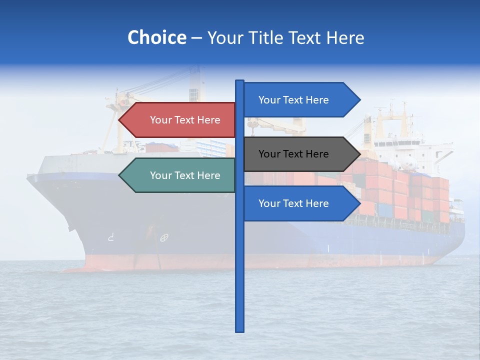 Water Container Transport PowerPoint Template