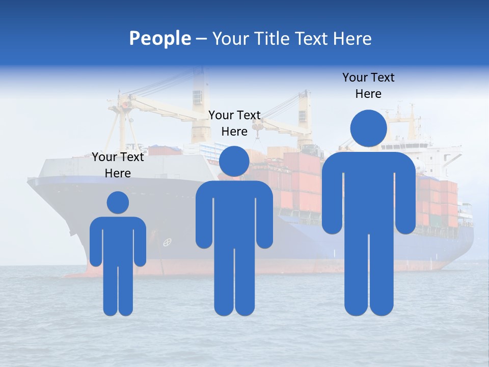 Water Container Transport PowerPoint Template