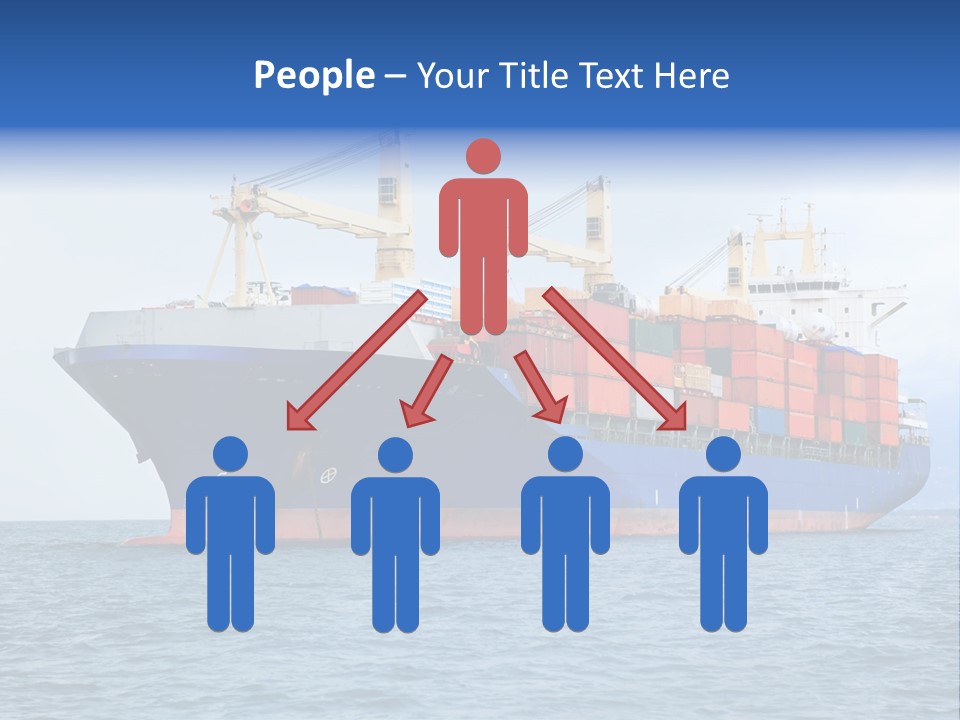 Water Container Transport PowerPoint Template