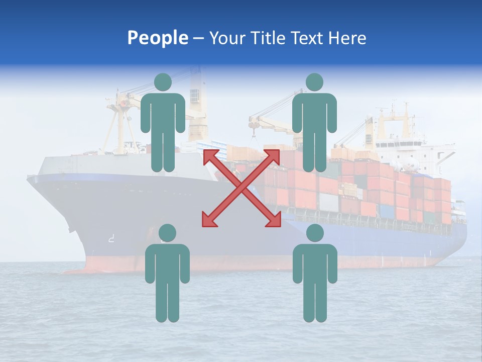 Water Container Transport PowerPoint Template