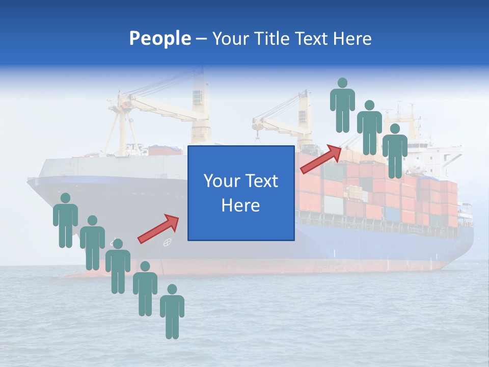 Water Container Transport PowerPoint Template