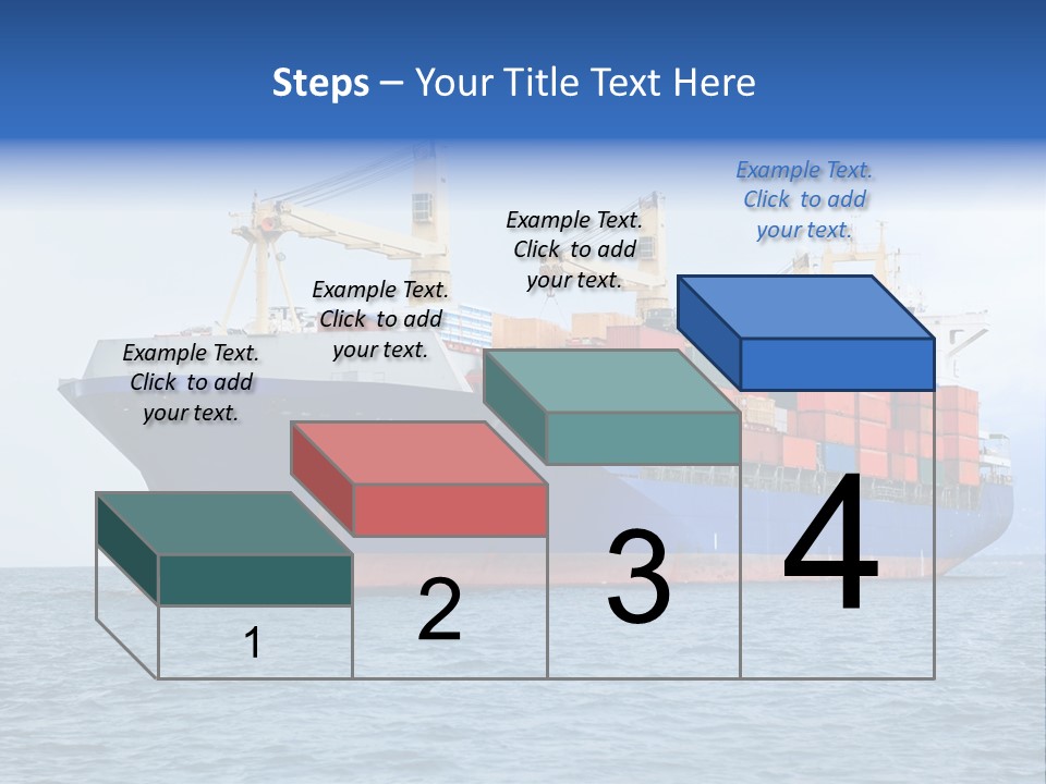 Water Container Transport PowerPoint Template