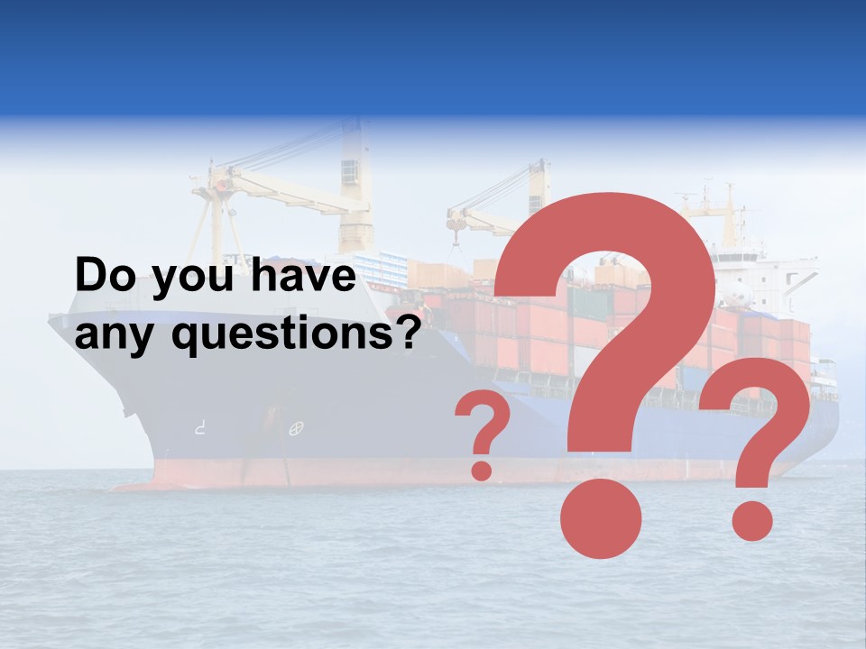 Water Container Transport PowerPoint Template