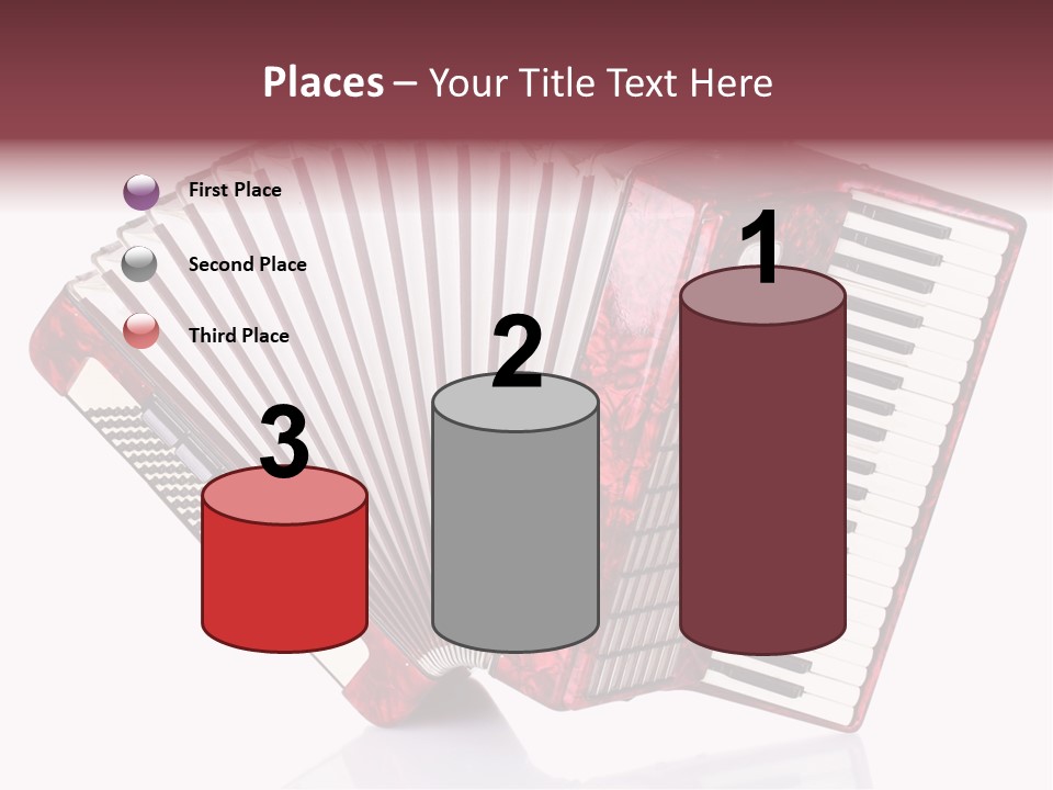 Recreational Object Acoustic PowerPoint Template