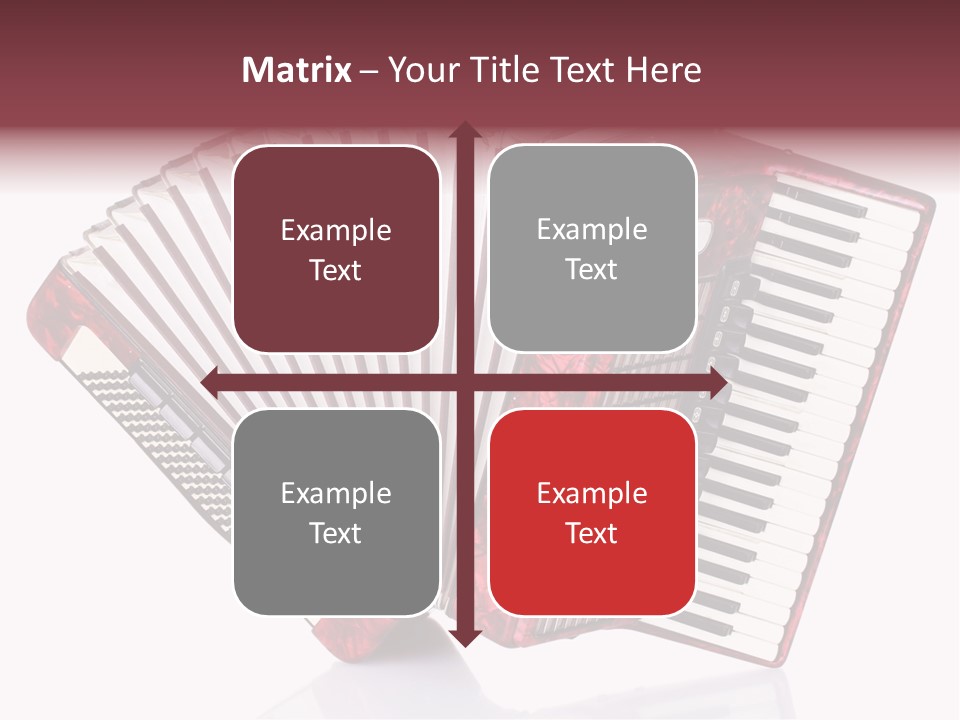 Recreational Object Acoustic PowerPoint Template