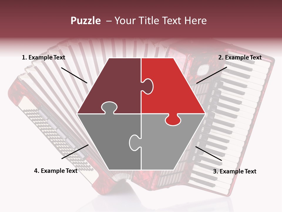 Recreational Object Acoustic PowerPoint Template