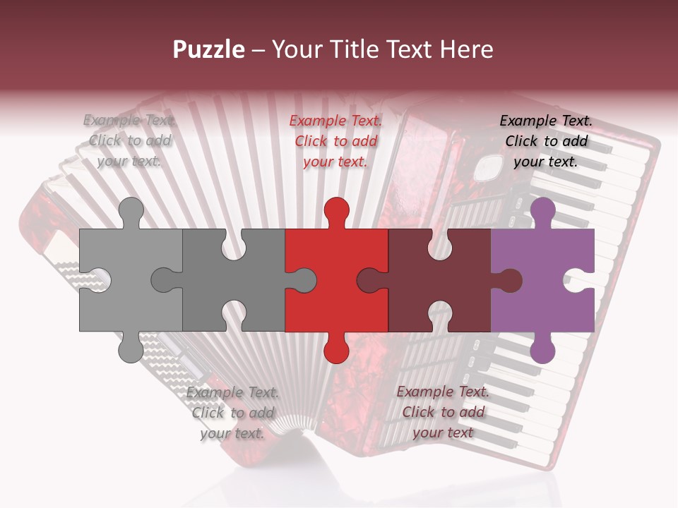 Recreational Object Acoustic PowerPoint Template