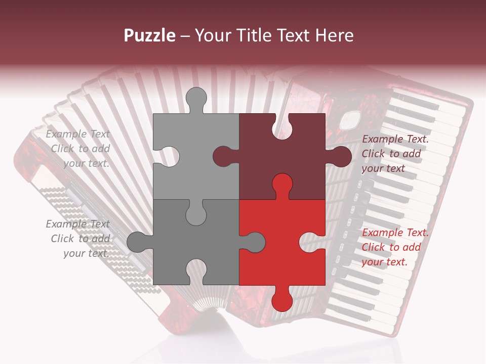 Recreational Object Acoustic PowerPoint Template