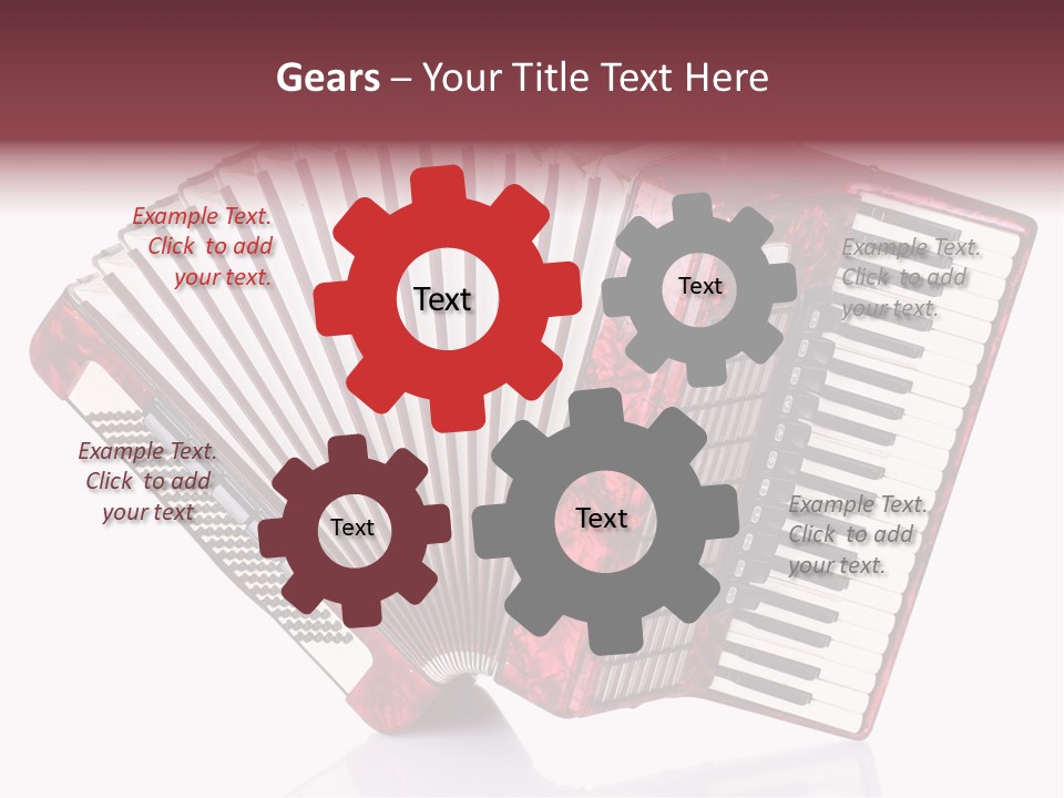 Recreational Object Acoustic PowerPoint Template