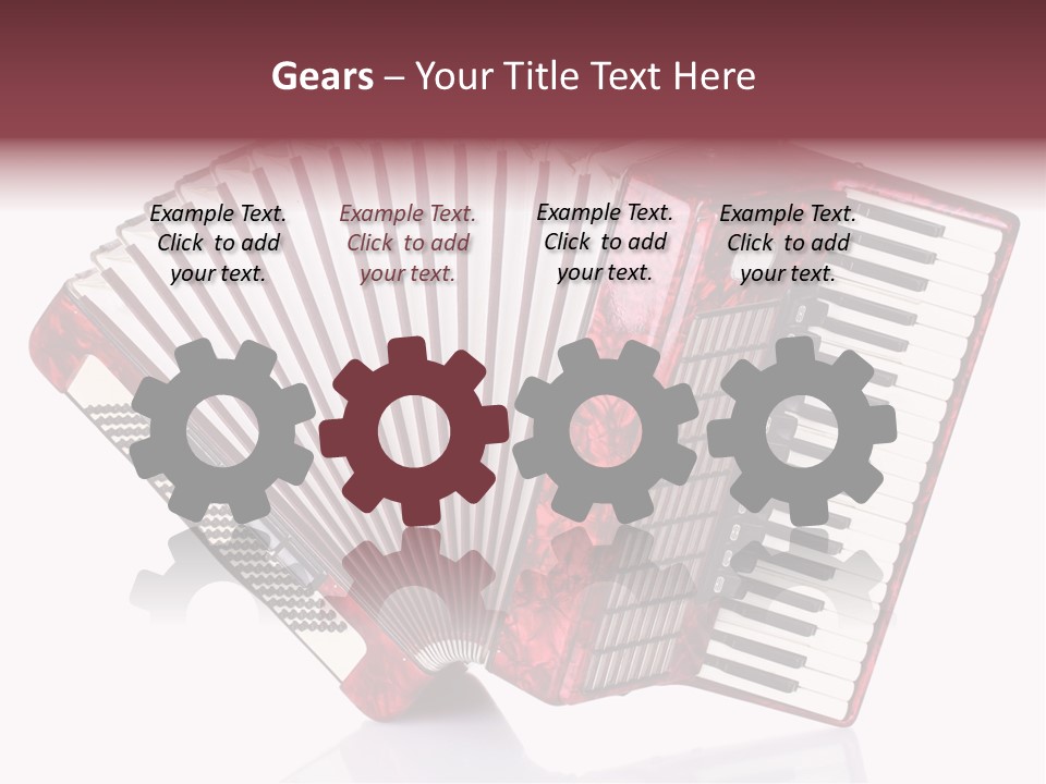 Recreational Object Acoustic PowerPoint Template