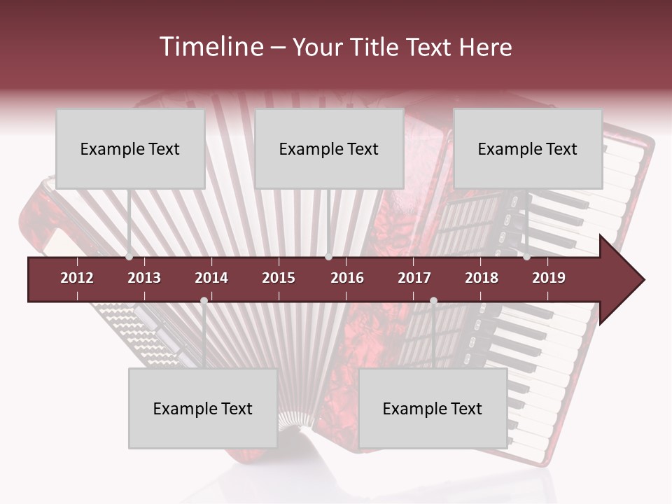 Recreational Object Acoustic PowerPoint Template