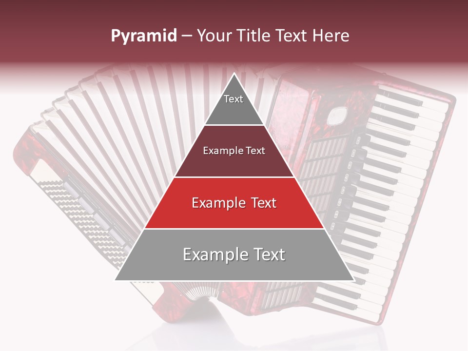 Recreational Object Acoustic PowerPoint Template