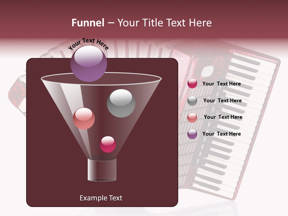 Recreational Object Acoustic PowerPoint Template
