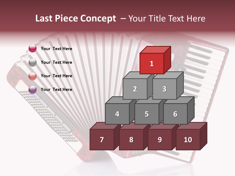 Recreational Object Acoustic PowerPoint Template