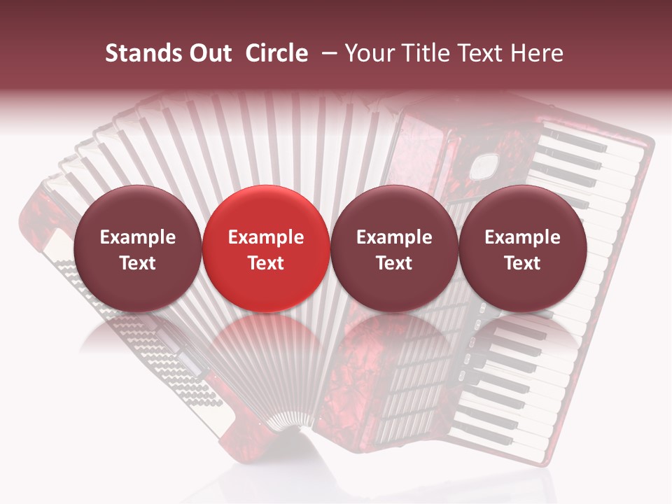 Recreational Object Acoustic PowerPoint Template