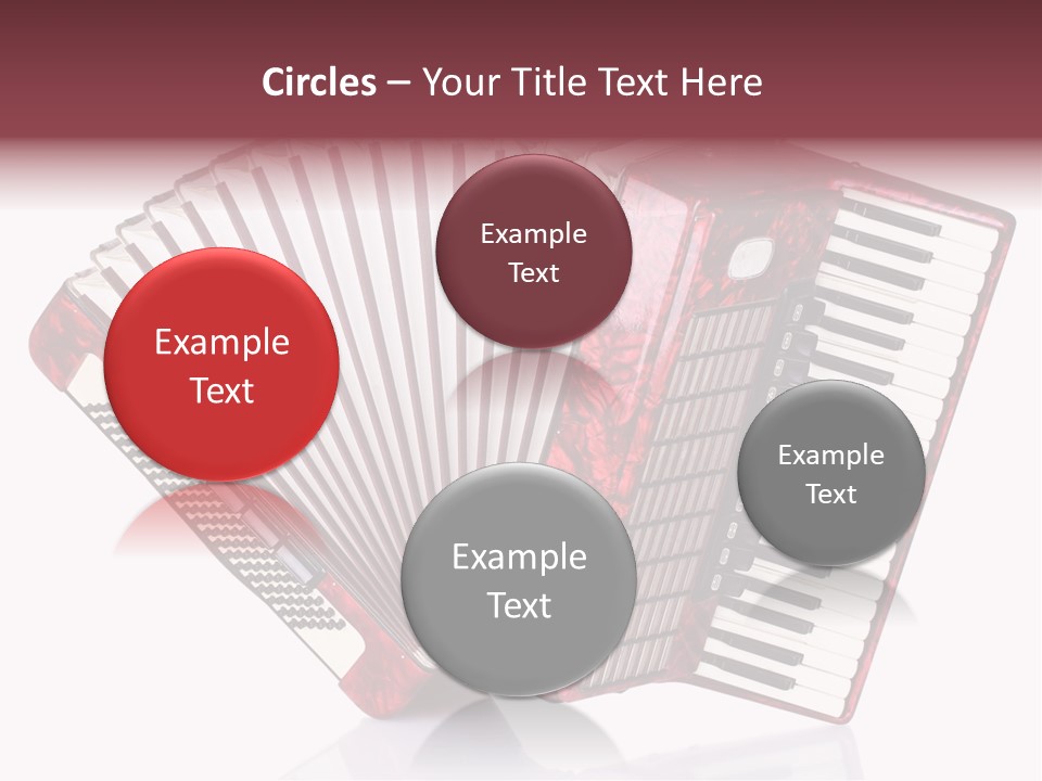 Recreational Object Acoustic PowerPoint Template