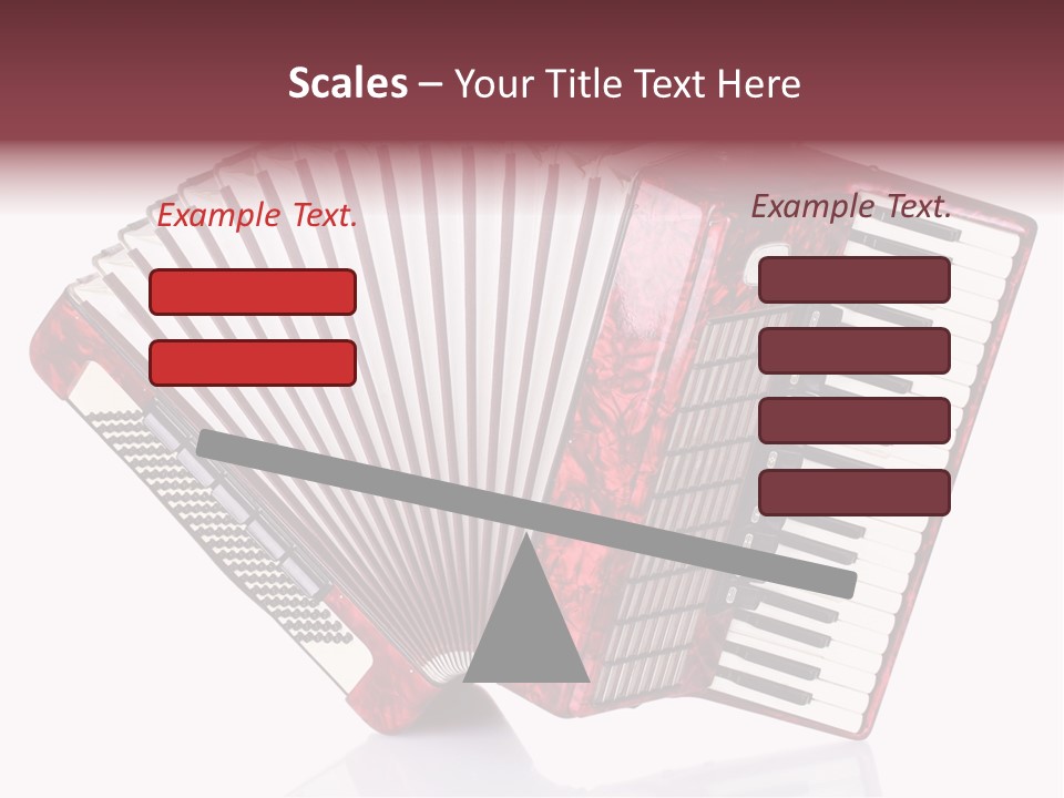 Recreational Object Acoustic PowerPoint Template