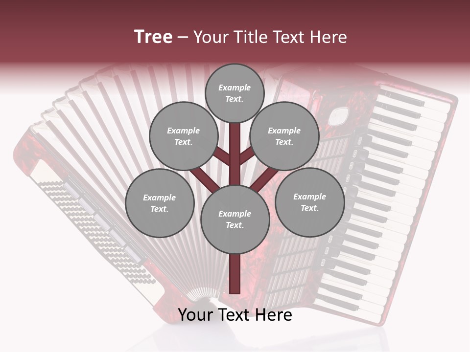 Recreational Object Acoustic PowerPoint Template