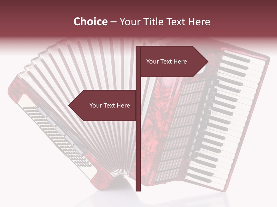 Recreational Object Acoustic PowerPoint Template