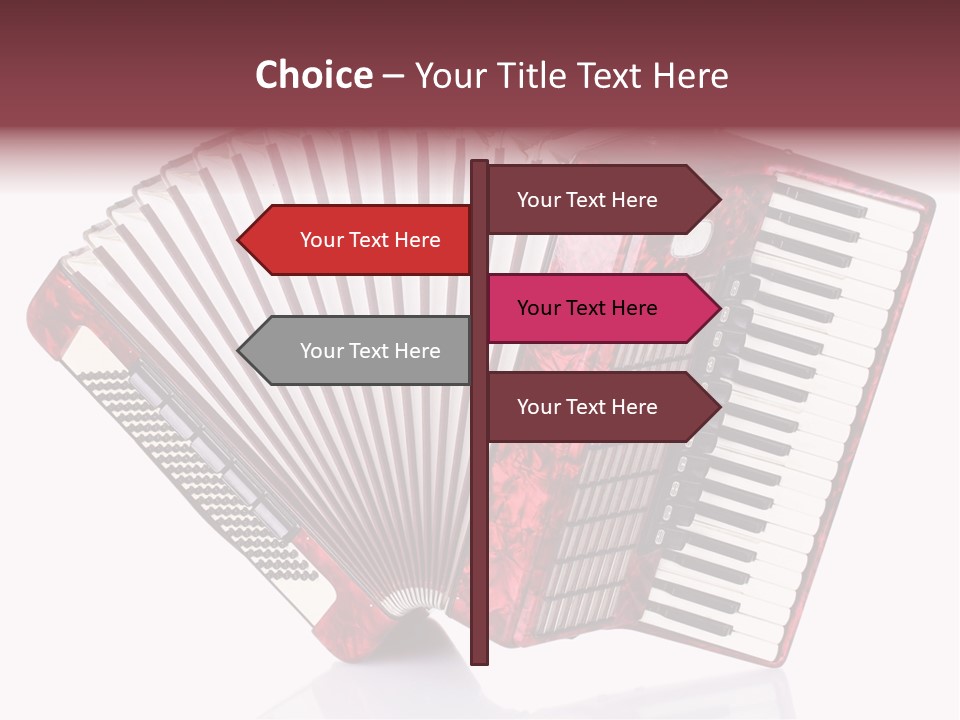 Recreational Object Acoustic PowerPoint Template