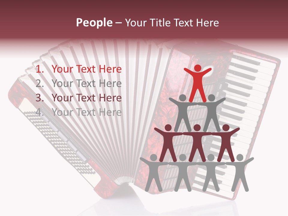 Recreational Object Acoustic PowerPoint Template