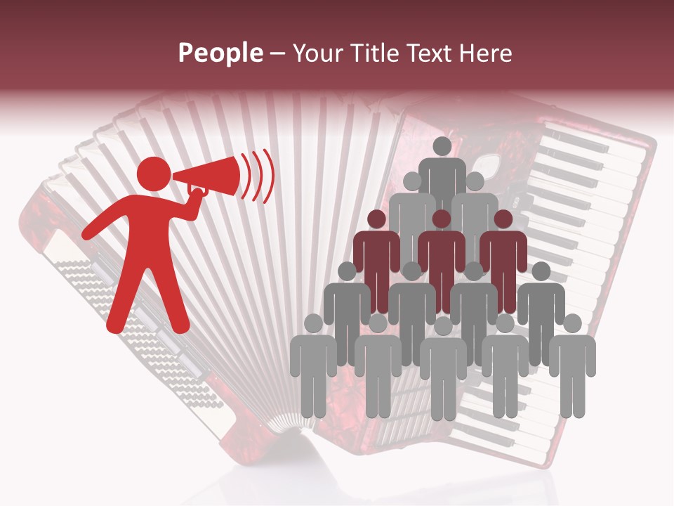 Recreational Object Acoustic PowerPoint Template