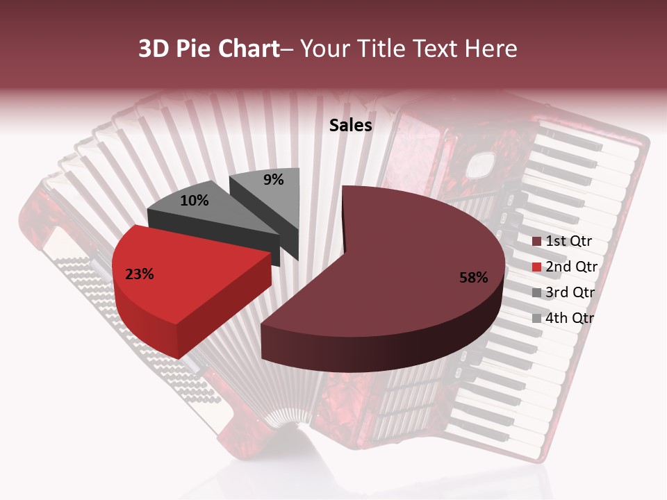 Recreational Object Acoustic PowerPoint Template