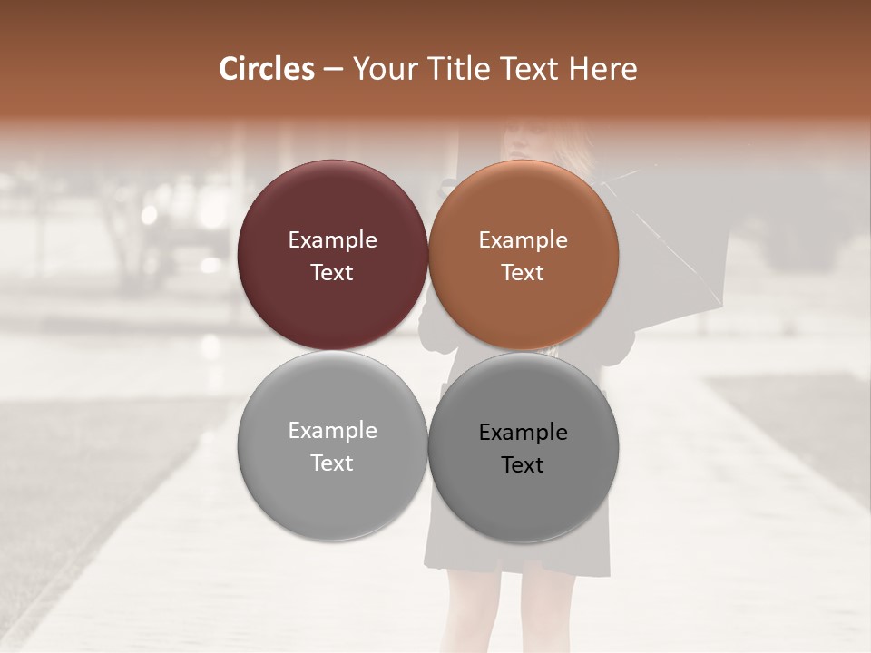 Beautiful Crossing Sad PowerPoint Template