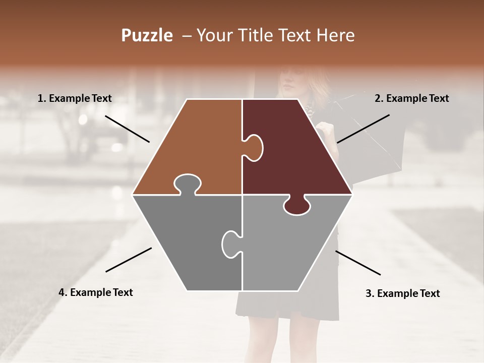 Beautiful Crossing Sad PowerPoint Template