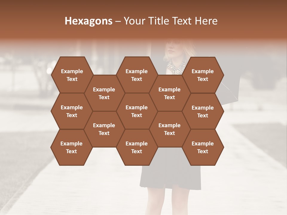 Beautiful Crossing Sad PowerPoint Template