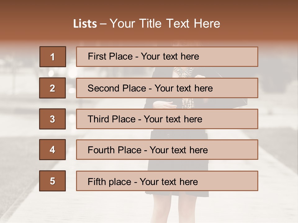 Beautiful Crossing Sad PowerPoint Template