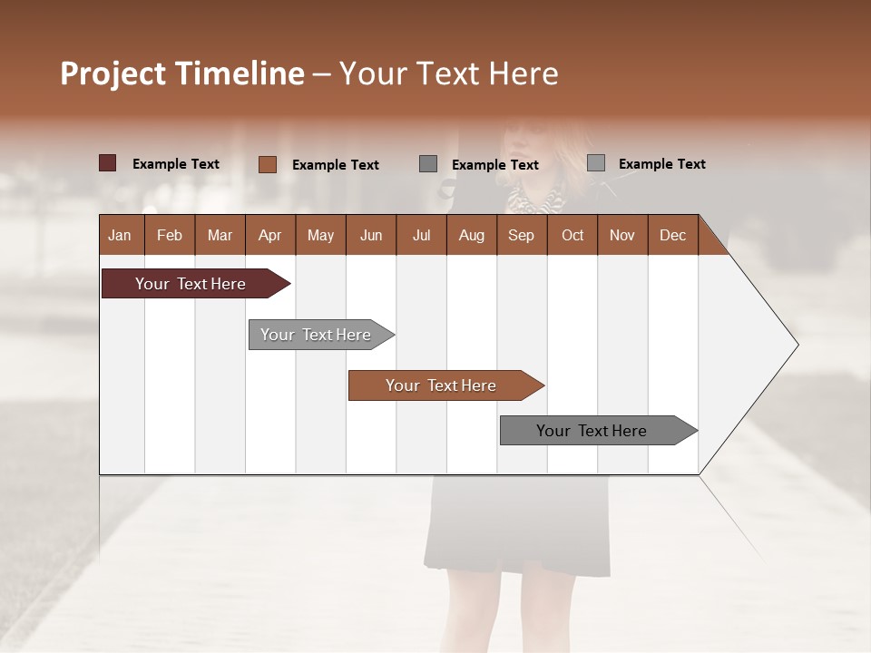Beautiful Crossing Sad PowerPoint Template