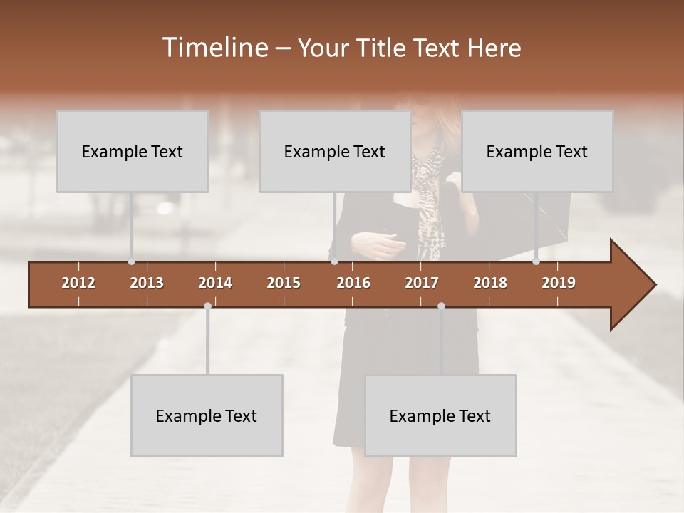 Beautiful Crossing Sad PowerPoint Template