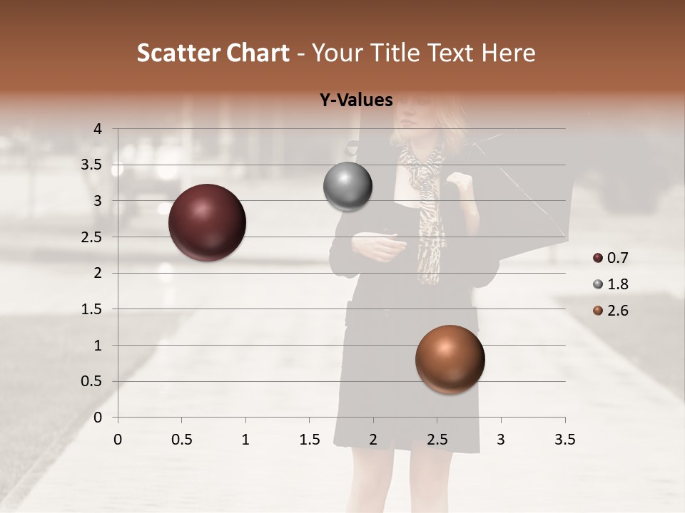 Beautiful Crossing Sad PowerPoint Template
