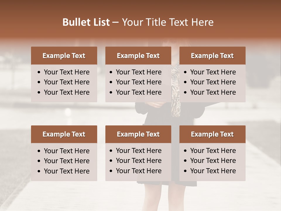Beautiful Crossing Sad PowerPoint Template