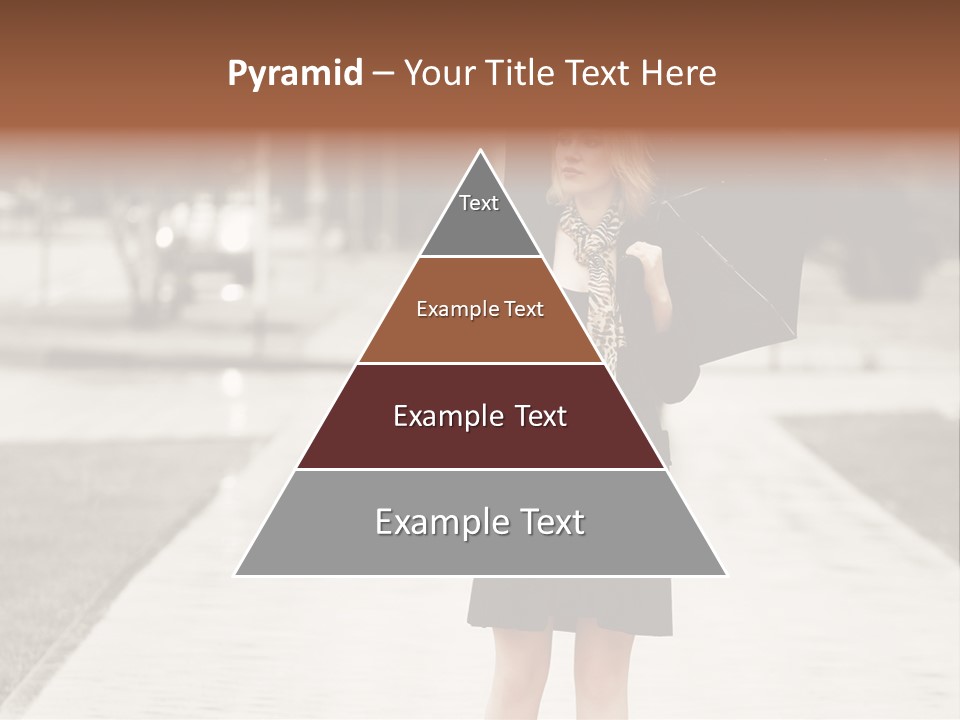 Beautiful Crossing Sad PowerPoint Template