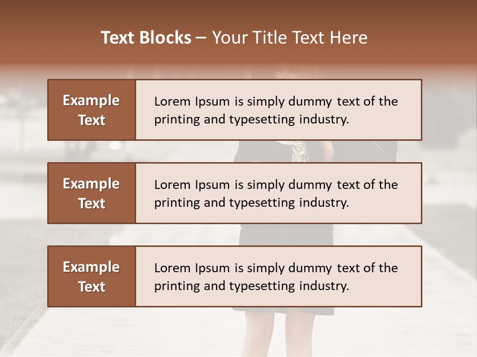 Beautiful Crossing Sad PowerPoint Template