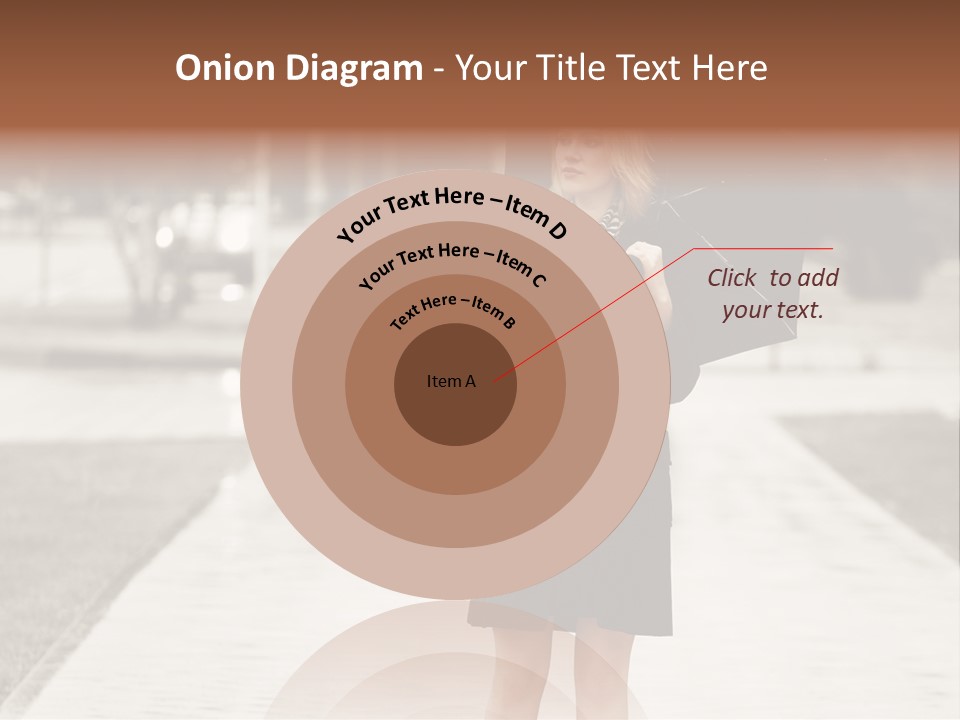 Beautiful Crossing Sad PowerPoint Template