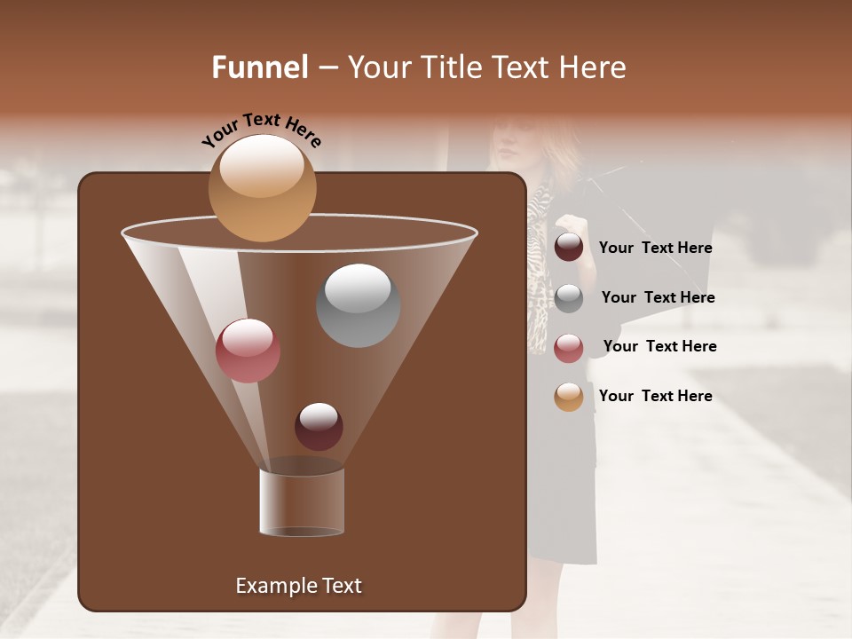 Beautiful Crossing Sad PowerPoint Template