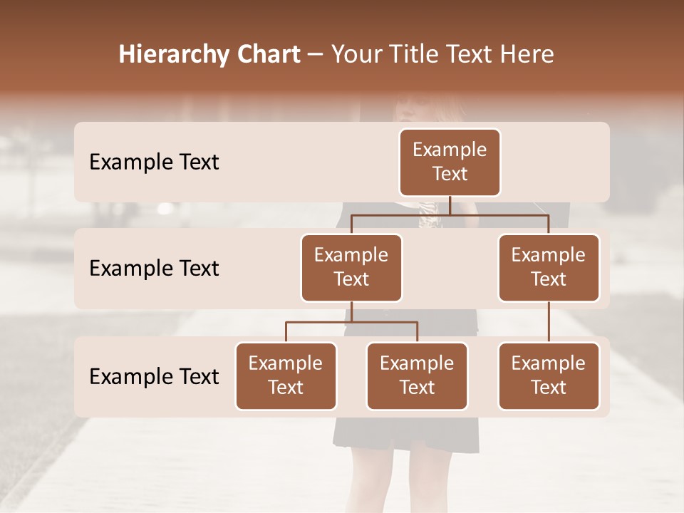 Beautiful Crossing Sad PowerPoint Template