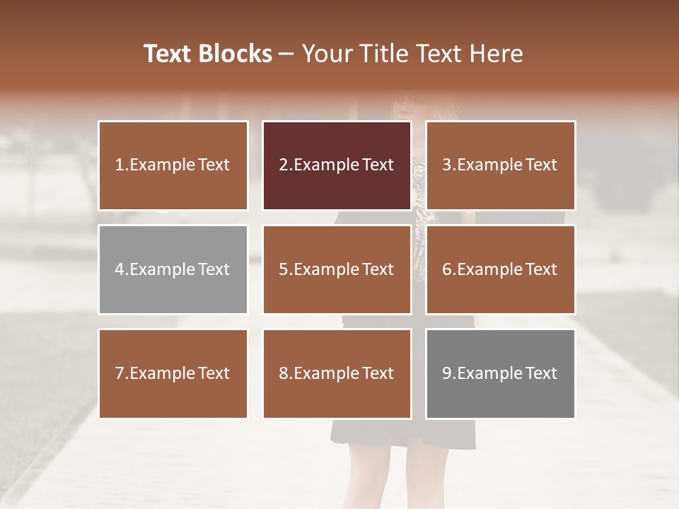 Beautiful Crossing Sad PowerPoint Template