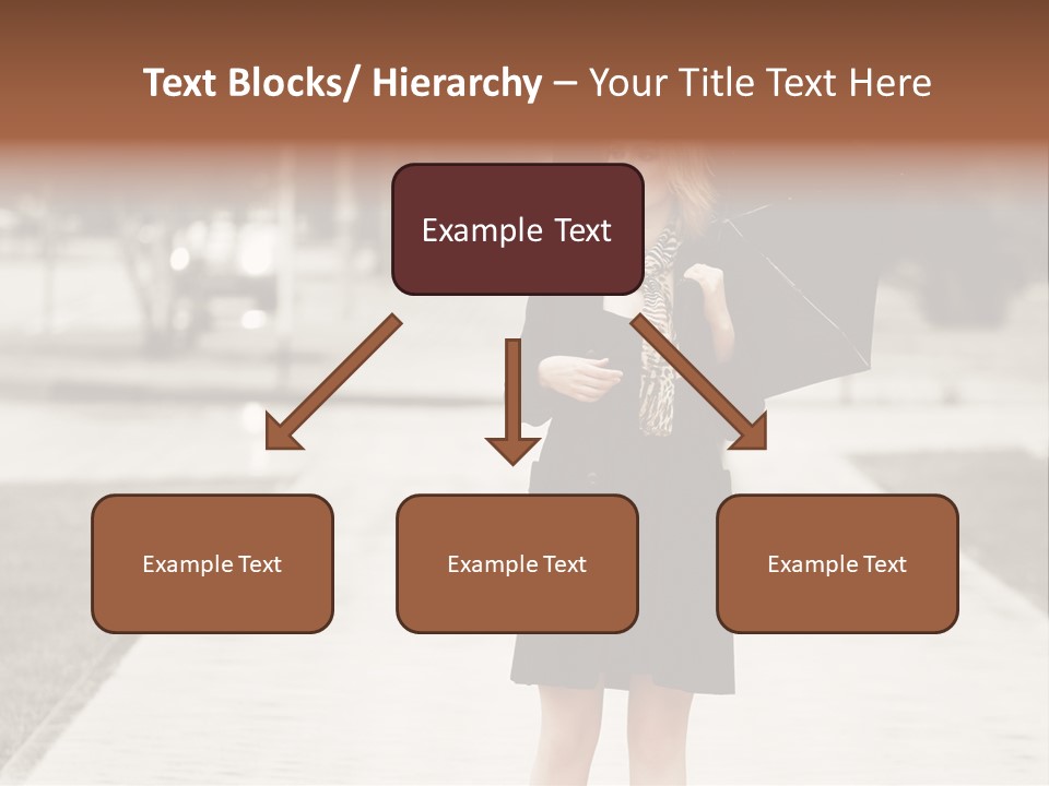 Beautiful Crossing Sad PowerPoint Template