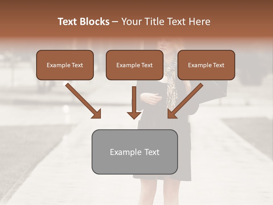 Beautiful Crossing Sad PowerPoint Template