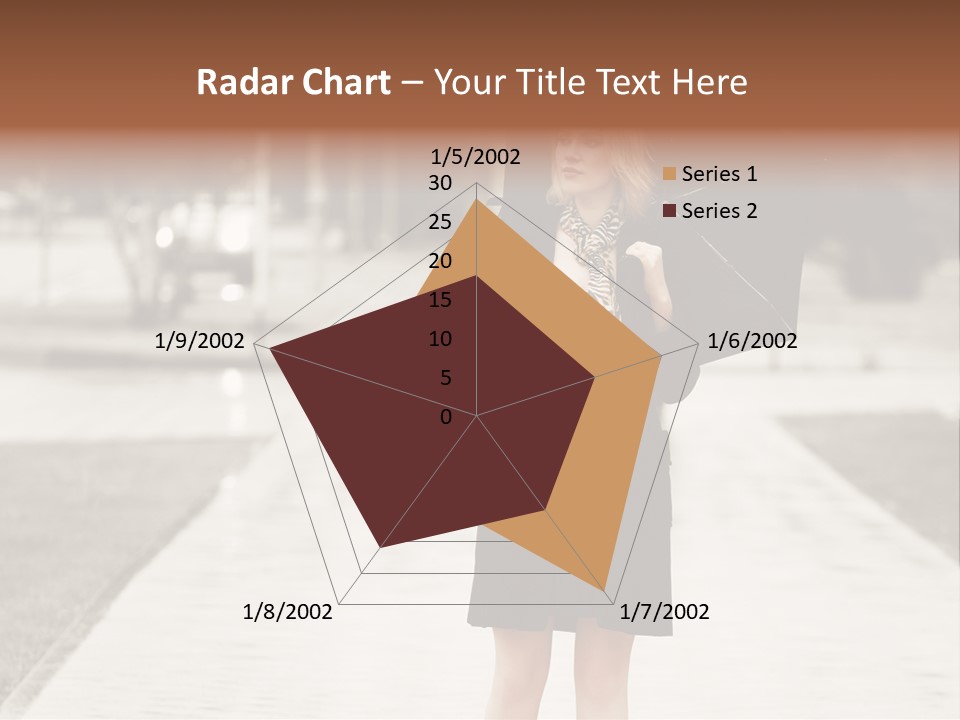 Beautiful Crossing Sad PowerPoint Template