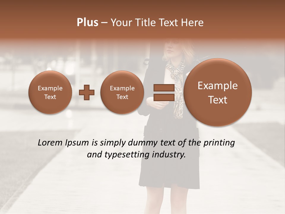 Beautiful Crossing Sad PowerPoint Template