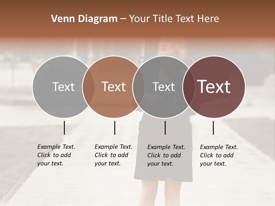 Beautiful Crossing Sad PowerPoint Template