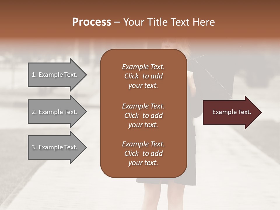 Beautiful Crossing Sad PowerPoint Template